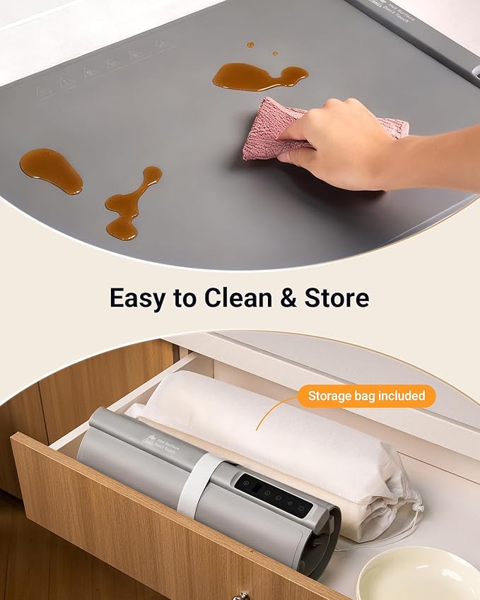 54"x16" Warming Mat for Food Extra Large, Extendable Food Warming Mat, Electric Warming Tray for Buffets Party with 7 Adjustable Temperature, 6 Timer, Silicone Food Warmer for Parties Home Countertop
