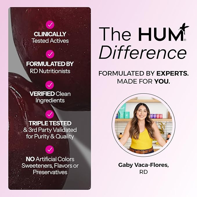 HUM Private Party - Vaginal Probiotics for Women's Health, pH Balance Supplement, and Urinary Tract Support with Cranberry & Lactobacillus Blend | Cranberry Pills, (30 Capsules)