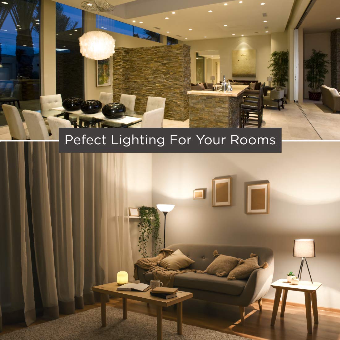 GoodBulb 23-Watt CFL Light Bulbs Pack of 10 | 3500K Soft White | GU24 Base | 1600 Lumens | 10000 Life Hours