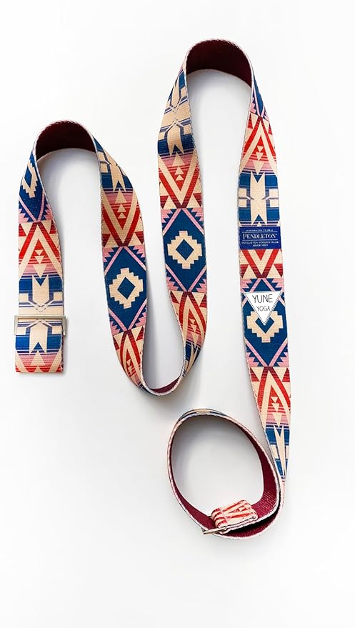 Yune Yoga x Pendleton Strap – Canyonlands Design – 100% Cotton Yoga Stretching & Carrying Strap – Eco-Friendly, Durable, A...