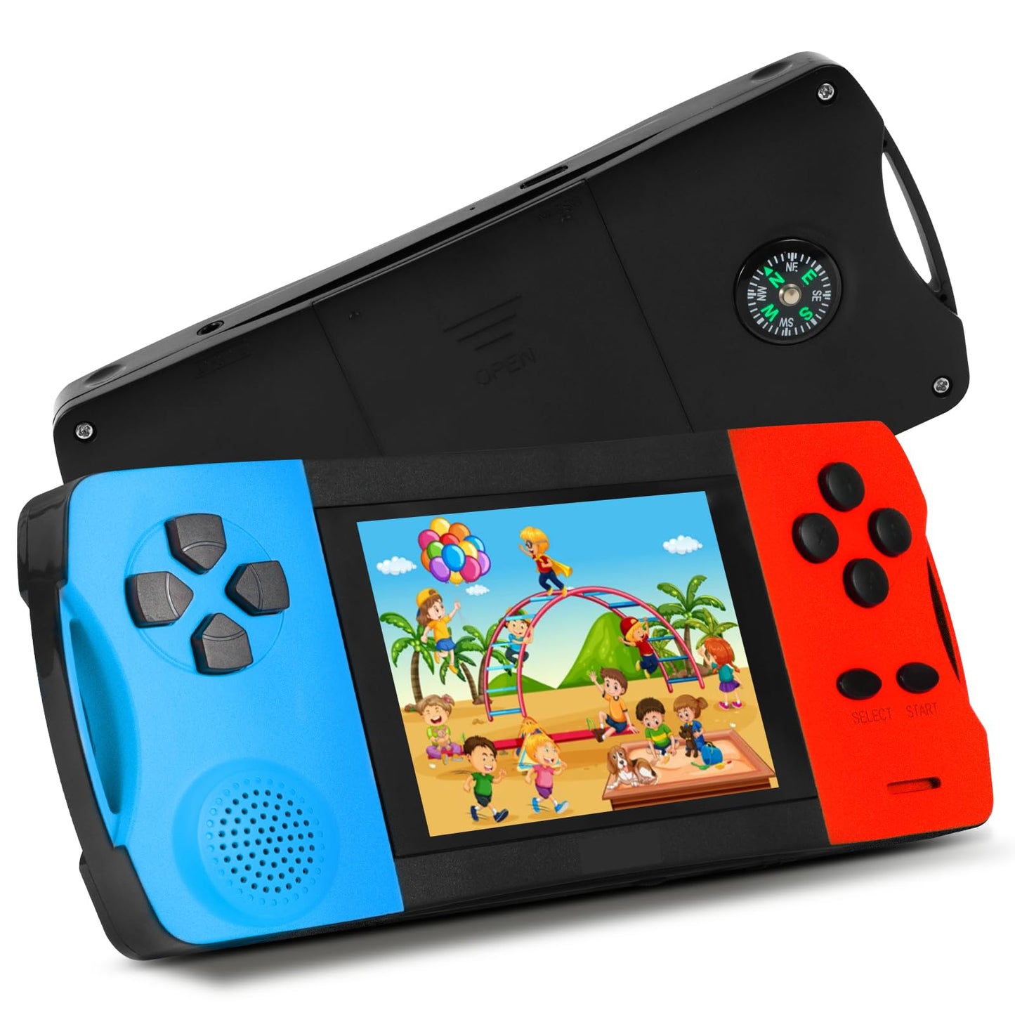 Handheld Games for Kids with Built-in 100+ Classic Retro Games, 3.2" IPS Screen Portable & Rechargeable Arcade Gaming Player,Travel Toys Birthday Gift for Boys Girls