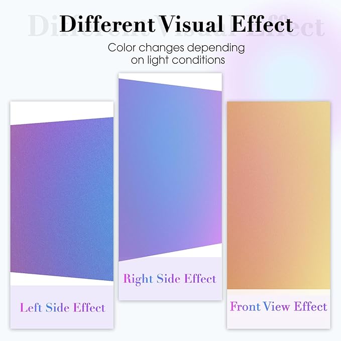 Coavas Stained Glass Window Privacy Film Rainbow Frosted Decorative Static Clings, Opaque Iridescent Prism Window Decals, Sun Blocking Anti-Glare Door Coverings(11.8 x 78.7 Inch, Colorful)