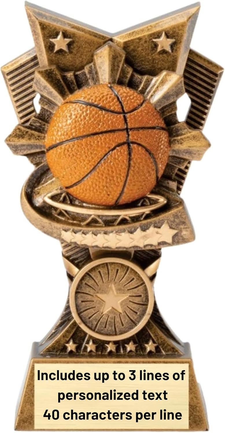 Champion V Sports Trophy Award with Custom Engraving – Recognition Trophy for Kids and Adults Team Awards for Competitions School Sports Student Athletes MVPs Tournaments and Celebrations