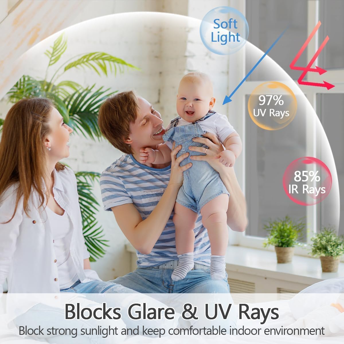 Niviy Window Tint One Way Window Privacy Film See Out Not in 23.6 x 78.7 Inch Window Tint for Home Heat Blocking Anti UV Glass Door Mirror Reflective Window Film, Silver