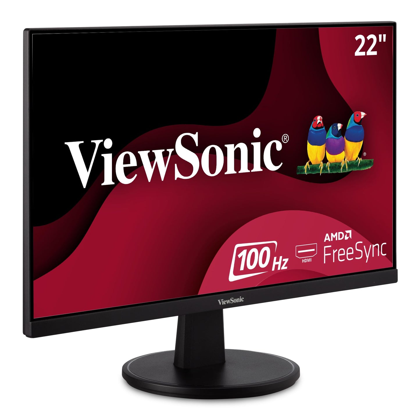 Viewsonic Va2247-Mh 22 Inch Full Hd 1080P Monitor With 100Hz, Freesync, Ultra-Thin Bezel, Eye Care, Hdmi, Vga Inputs For Home An