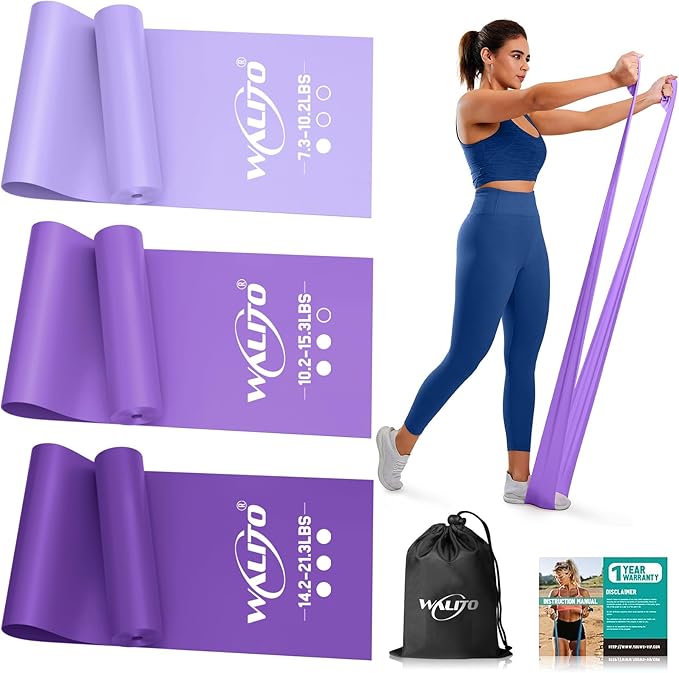 WALITO Resistance Bands for Working Out, Exercise Bands for Women and Men, Workout Bands for Physical Therapy, Stretch, Re...
