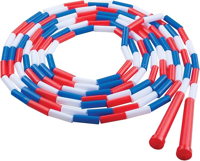 Champion Sports Plastic Segmented Jump Ropes – 7 to 16 ft Lengths – Fun, Durable Ropes for All Ages, Available in Multiple...