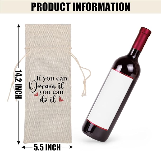 Funny Wine Quotes Wine Bag Wine Tasting Party Supplies for Wine Lovers Women Men Bride Groom Bestie Christmas Birthday Wedding Bachelorrette Party Wine Bags