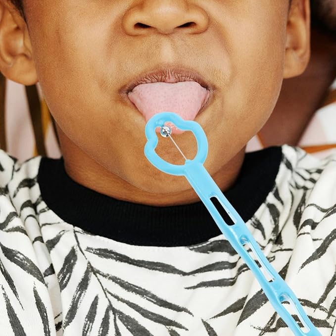 Tongue Trainer, 4PCS Tongue Exerciser for Speech Myofunctional Therapy Tools Tip Lateralization and Elevation Therapeutic Tool Set for Apraxia Improve Feeding Skills