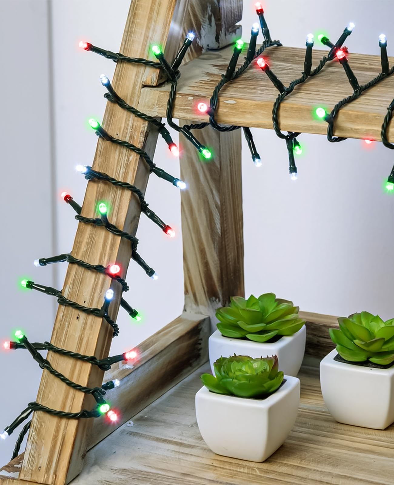 Red And Green Christmas Lights Outdoor  80Ft 240 Led Christmas Tree Lights Waterproof Plug In  8 Modes Connectable Christmas Decorations Green Wire For Indoor Room Xmas Garden Party