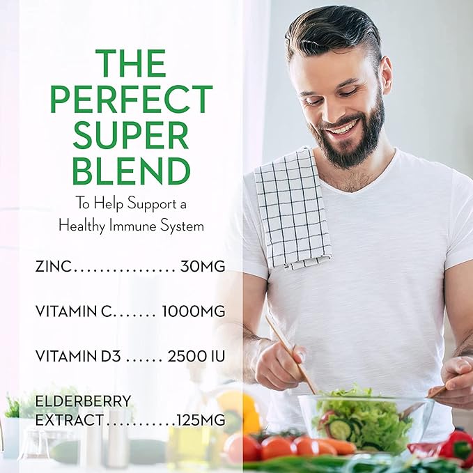 Maxi Health Quercetin 500mg with Zinc 30mg, Vitamin C 1000mg, Vitamin D 2500 IU, Elderberry 125mg - Vegetarian Health Supplement for Adults Kosher Certified - 90 Veggie Capsules (Pack of 2)