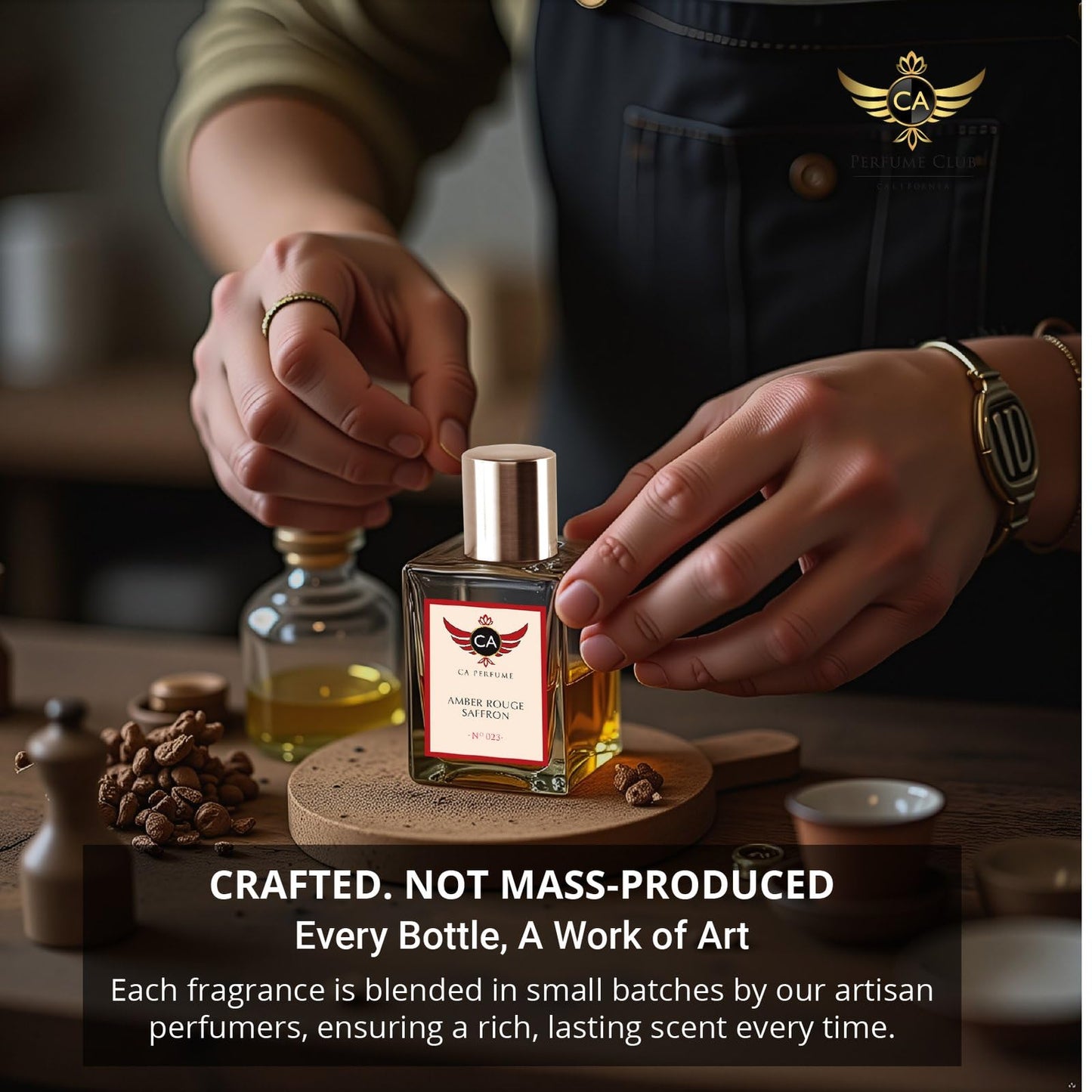 CA Perfume Impression of Noir Epices Unisex Eau De Parfum Amber Spicy Scent Long Lasting Unisex Fragrance Travel Size TSA Ready for Day and Night Wear 0.33 Fl Oz 10ml