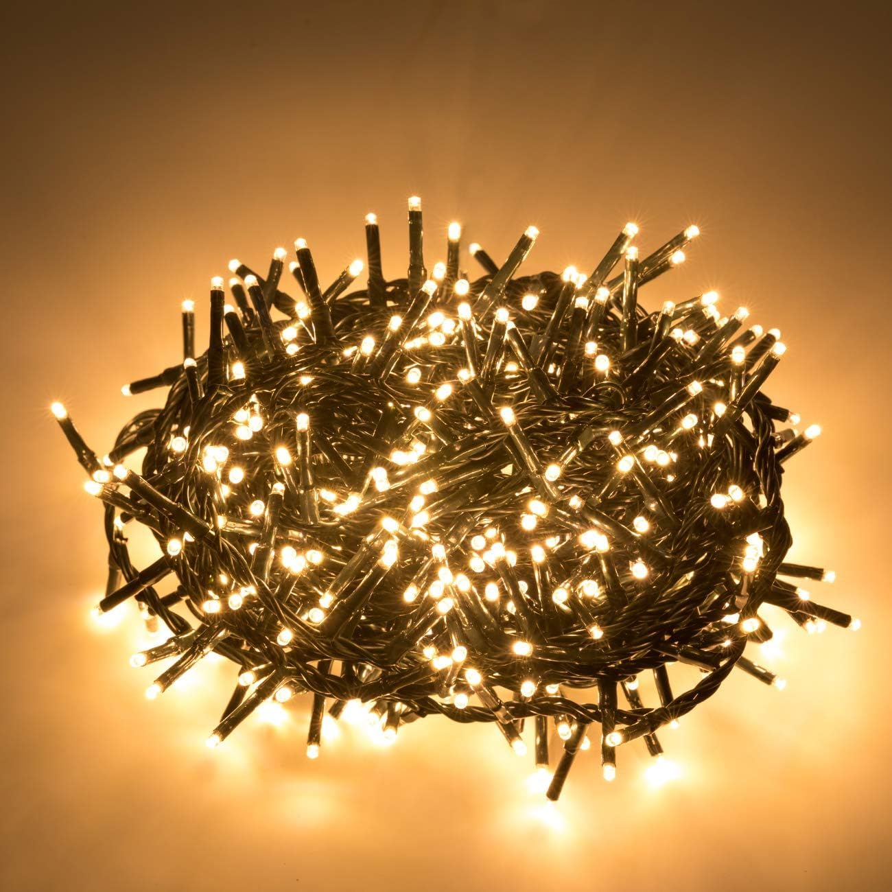 Ogrmar 82 Ft 1000 Led Christmas Cluster Lights 8 Modes Christmas String Lights With Timer Function & Connectable For Xmas Home Garden Wedding Party Xmas Tree Indoor Outdoor Decor (1000  Warm White)