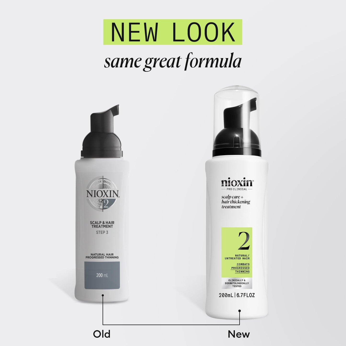 Nioxin Scalp + Hair Thickening System 2 Leave on Treatment, For Natural Hair with Progressed Thinning, 6.8 oz (Packaging May Var