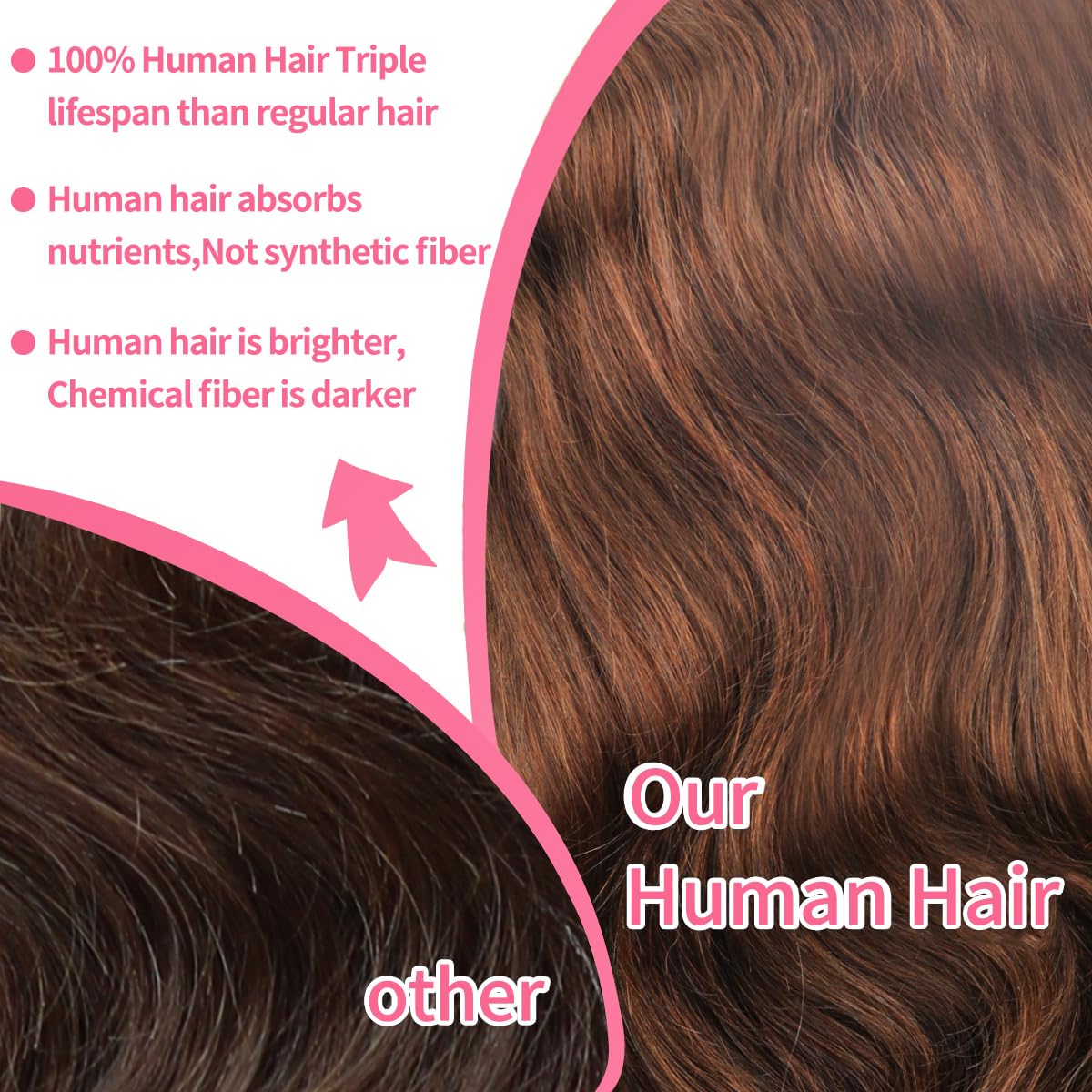 Gureimi 18 Inch 13x6 Chocolate Brown Lace Front Wig Body Wave Lace Front Wigs Human Hair HD Lace Front Wigs 200 Density Pre Pluc