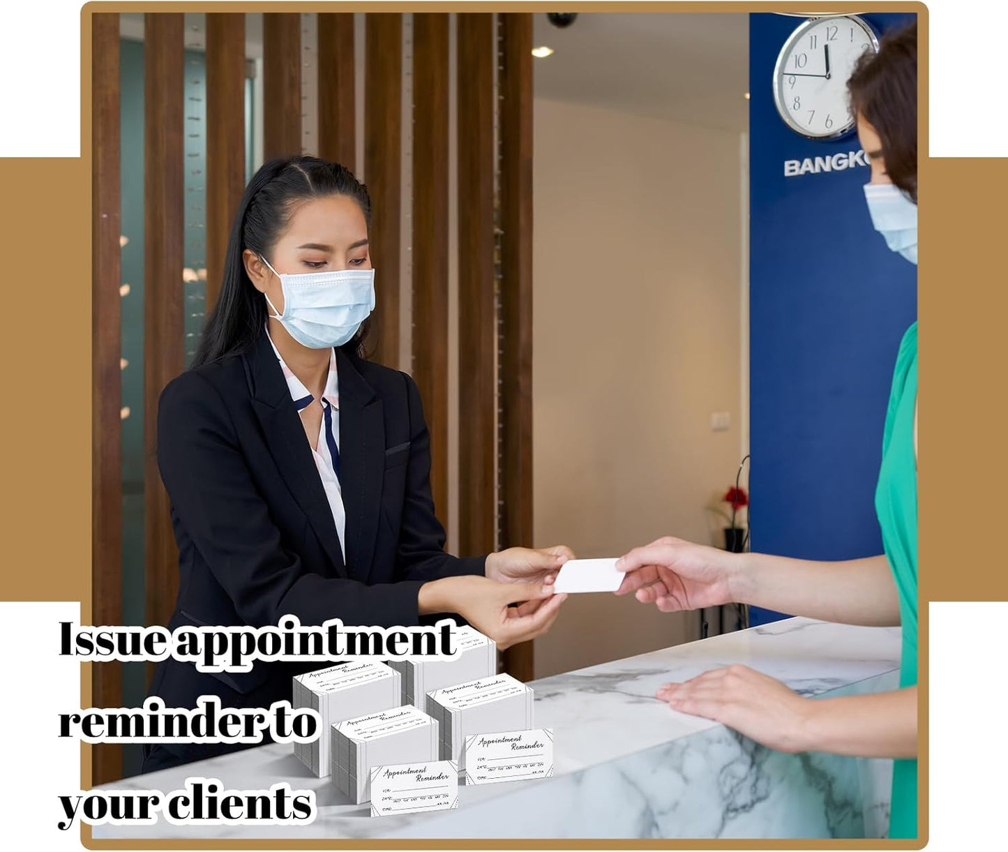 Seajan 1000 Pcs Appointment Cards Bulk Appointment Reminder Cards for Client Business, Hair Salon, Dental Office, Massage Therapist, Grooming, Hairdresser, Medical Doctors and More(White)