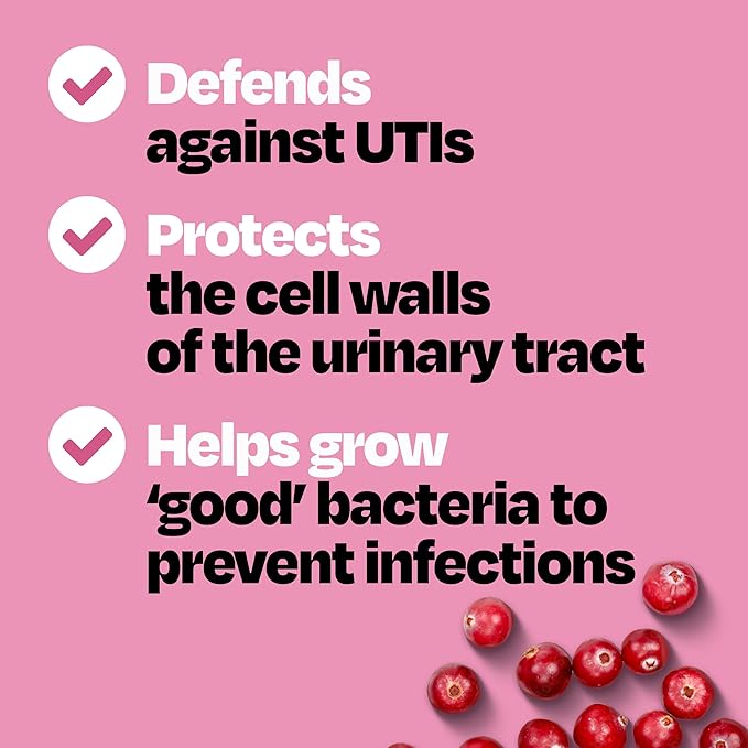 Cystex Urinary Tract Infection Support & Prevention – Cranberry Prebiotic Supplement with D-Mannose & Vitamin C for UTI Protection & Urinary Health Maintenance, (7.6 oz, 2 Pack)