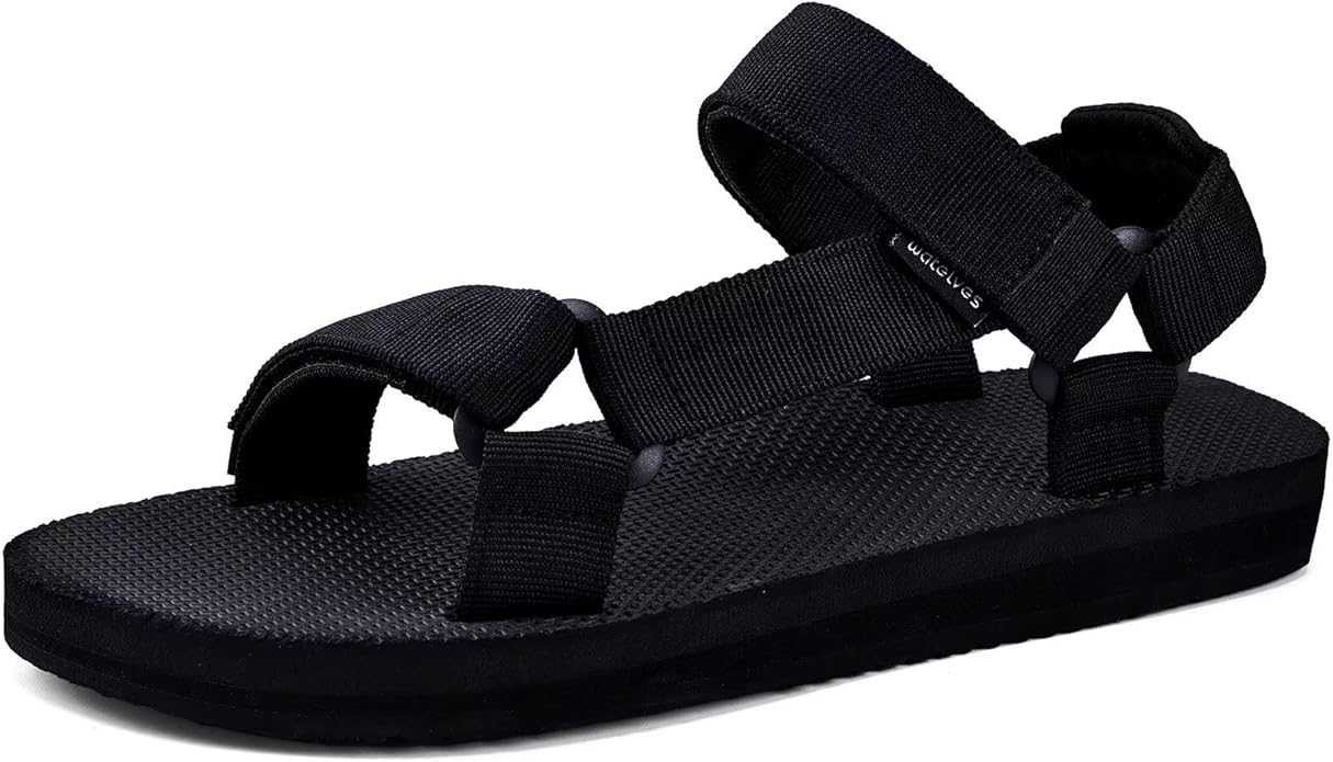 WateLves Men's Sandals Hiking-Sport-Sandals with Adjustable Webbing Lightweight Water-Athletic-Beach-Sandals for Walking-F...