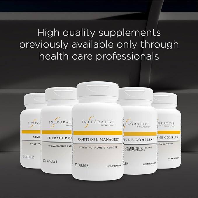 Integrative Therapeutics - Cortisol Manager - Supplement with Ashwagandha and L-Theanine - Supports Relaxation & Calm* - 30 Tablets