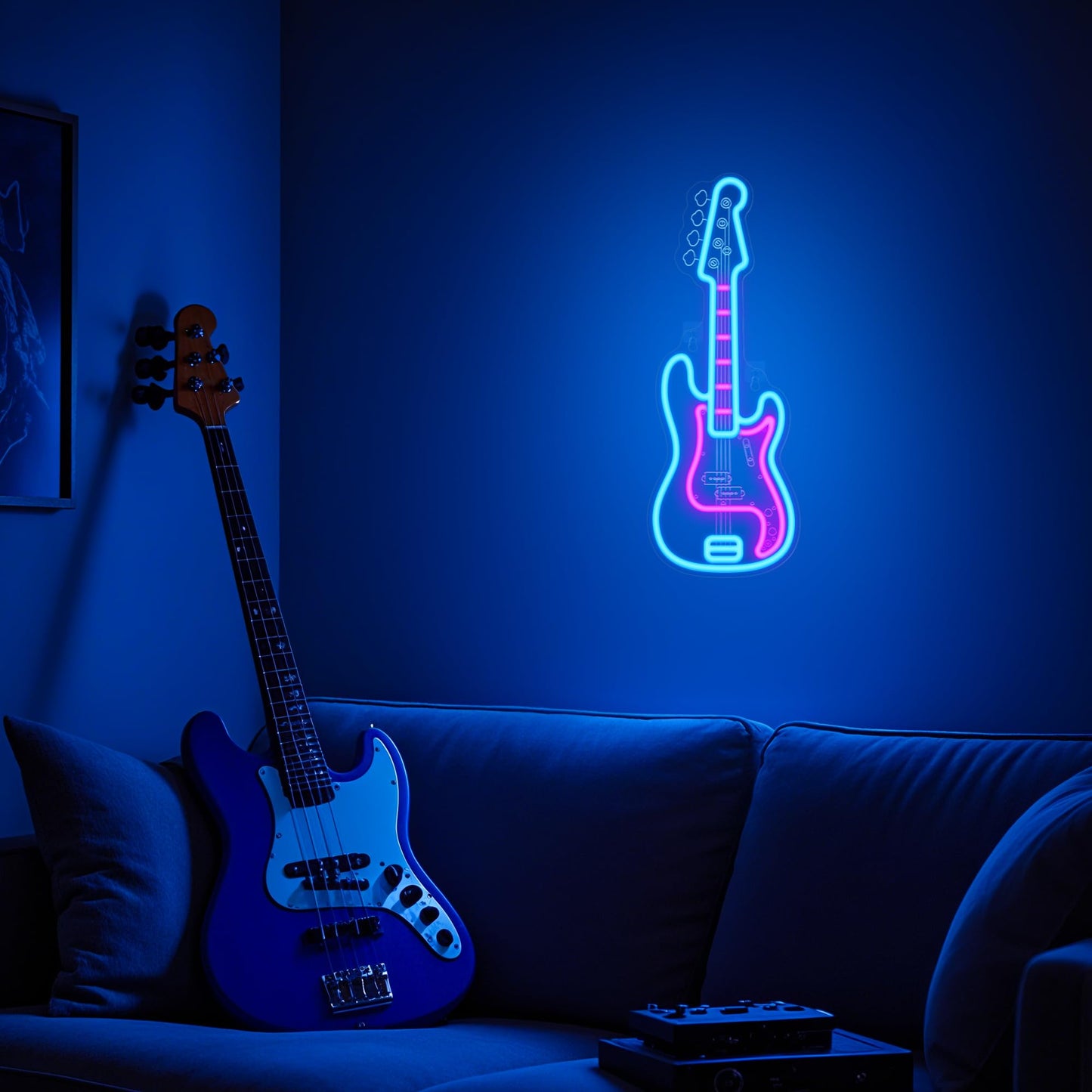 Coolgift Mart Bass Guitar Neon Sign  Dimmable Led Bass Guitar Room Decor Light With Usb Powered  Decorations For Bedroom Living Room Club Music Studio  Gifts For Bass Guitars Players Guitarists Music Lovers