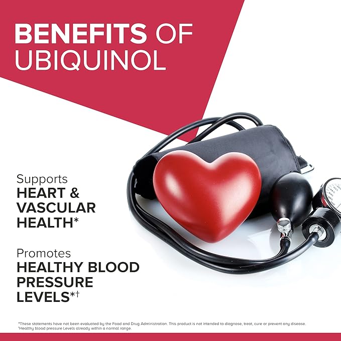 Qunol Mega Ubiquinol CoQ10 100mg Softgels- Superior Absorption - Active form of Coenzyme Q10 for Heart Health - 8 Month Supply - 120 Count (Pack of 2)