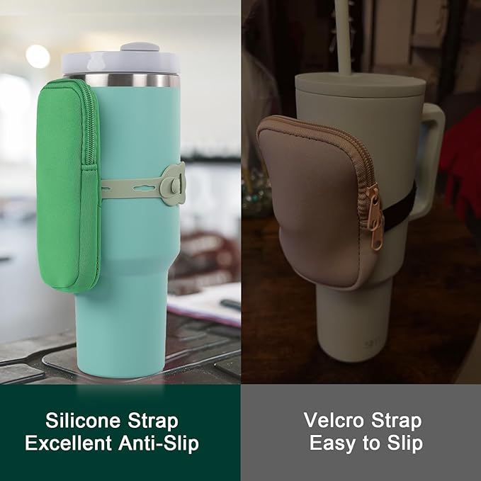 MLKSI Water Bottle Zipper Pouch for Stanley Cup Accessories, Cute Storage Bags for Stanley Tumbler with Handle, Gym Accessories for Simple Modern 40 oz Tumbler with Handle Stanley Water Bottle