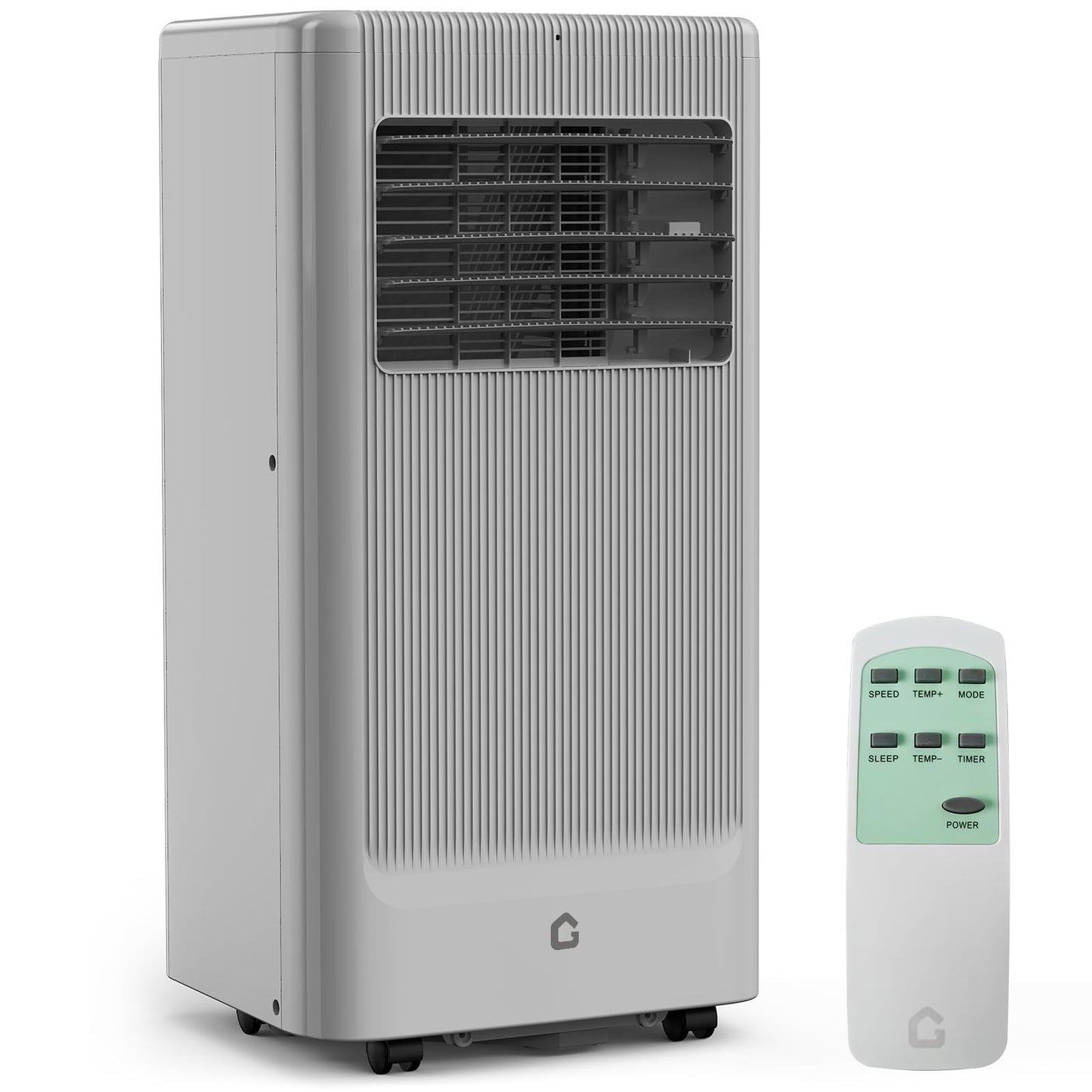Garveetech 10000 Btu Portable Air Conditioner, Quiet 3-In-1 Cooling Unit For Rooms Up To 450 Sq.Ft, Includes Dehumidifier & Fan