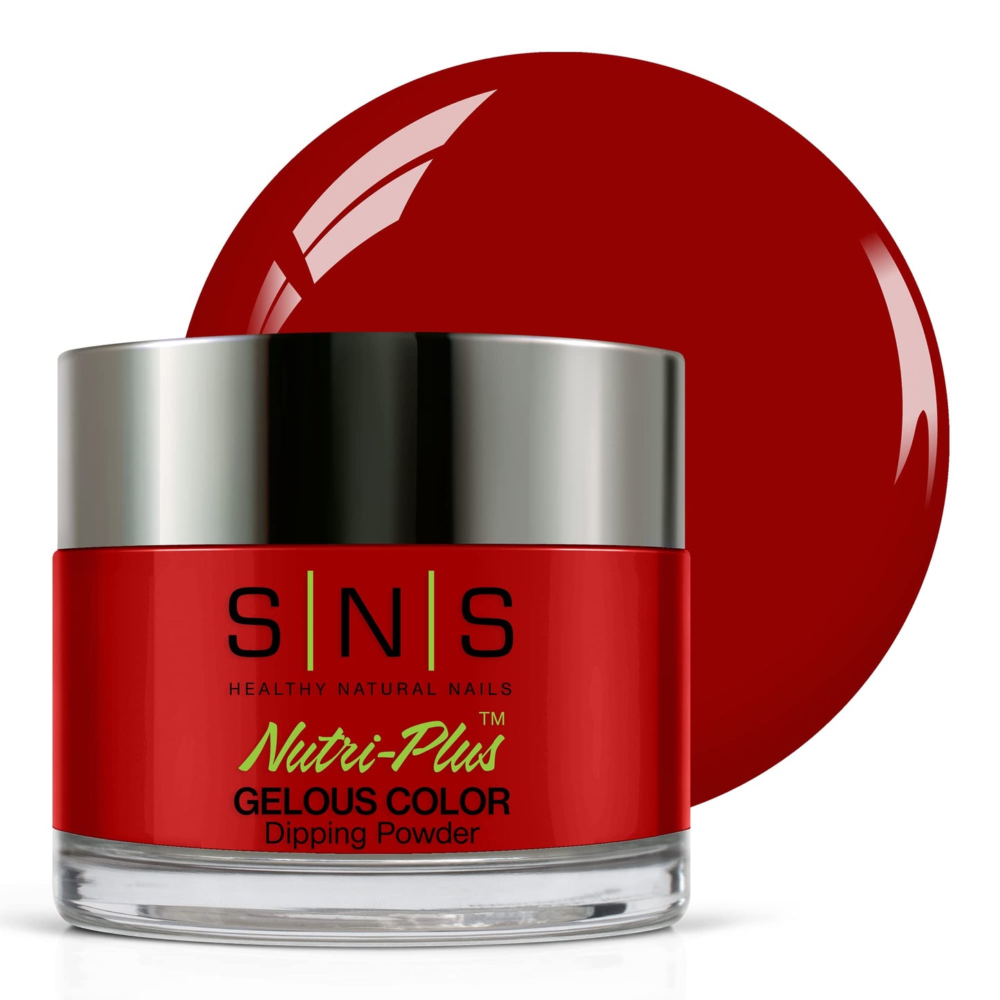 SNS Nail Dip Powder, Gelous Color Dipping Powder - Love Song (Red/Berry), EE21- Long-Lasting Acrylic Nail Color & Polish Lasts 1