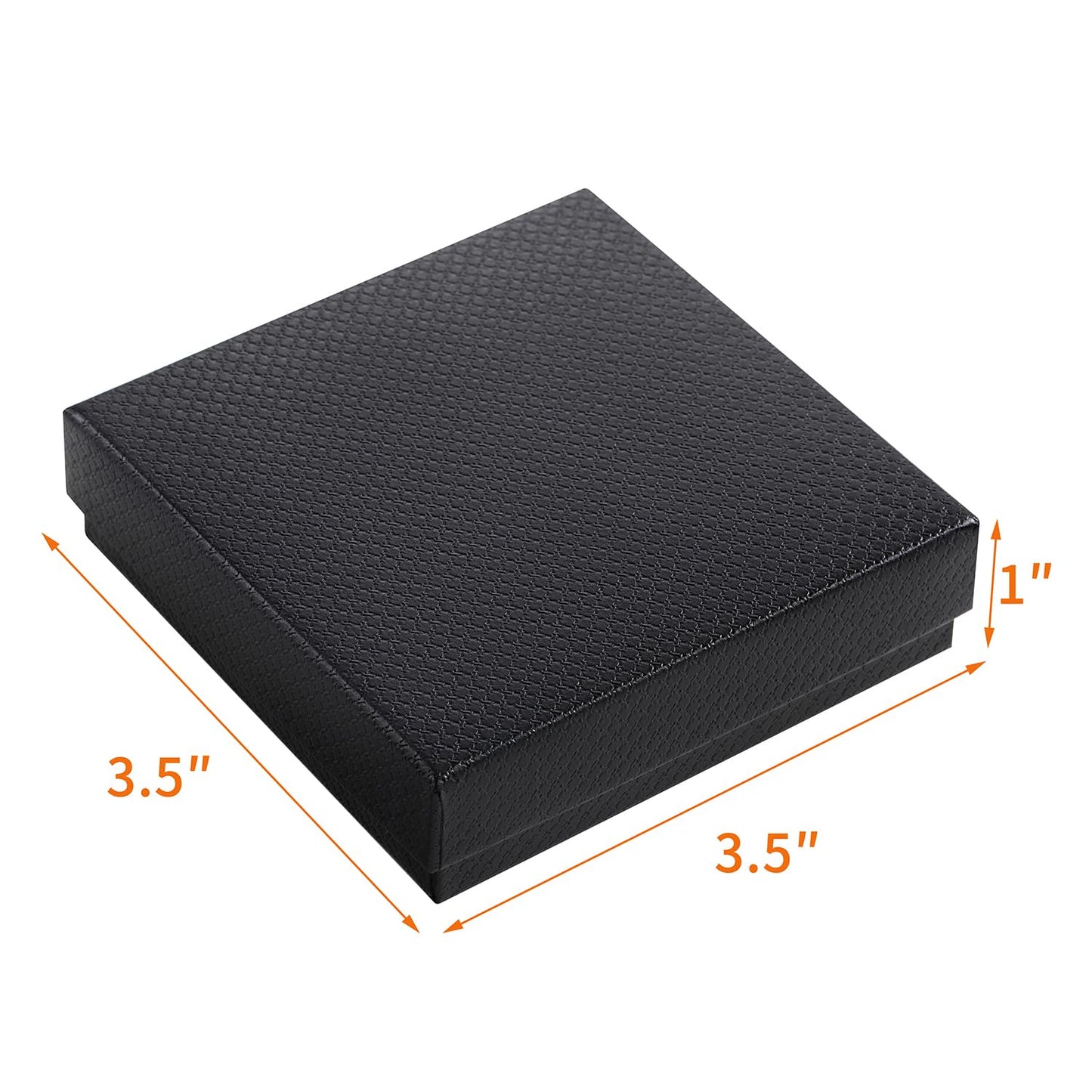 GEFTOL Jewelry Gift Boxes 96 Pack 3.5x3.5x1 Inch Cardboard Jewelry Boxes,Small Gift Boxes for Jewelry Earrings Necklaces Handmad