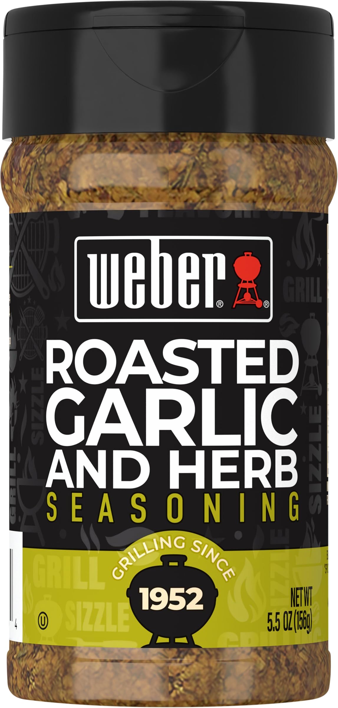 Weber Roasted Garlic & Herb Seasoning, 5.5 oz (Pack of 6)