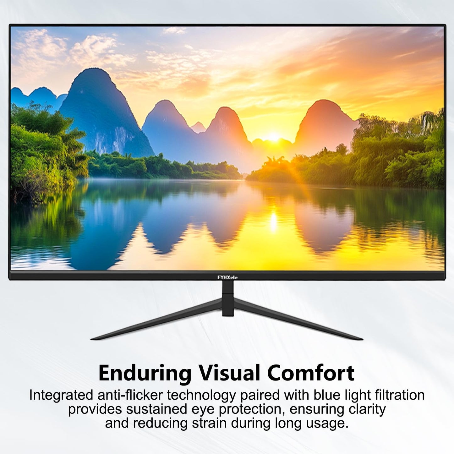 32 Inch 4K UHD 3840 * 2160 Computer Monitor 75hz 1MS, IPS Monitor for Design, Casual Gaming, Work, Ultra-Slim Bezel Monitor Support Adaptive-Sync,100% sRGB,HDR,2X DP & 2X HDMI, VESA 100 * 100mm