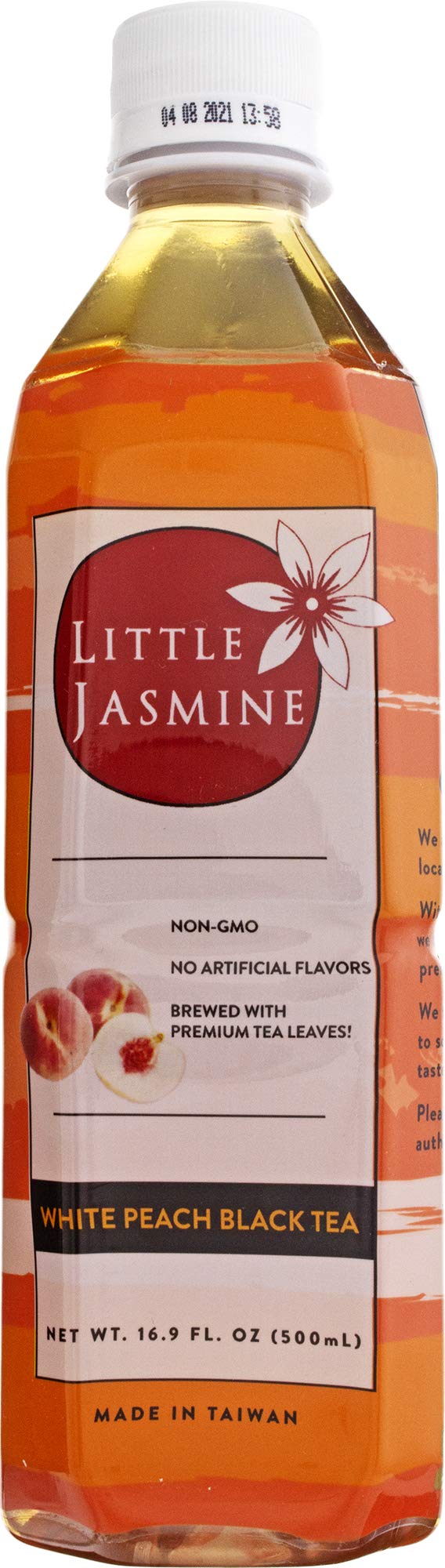 LITTLE JASMINE White Peach Black Tea  16.9 Fl Oz (Pack of 12)