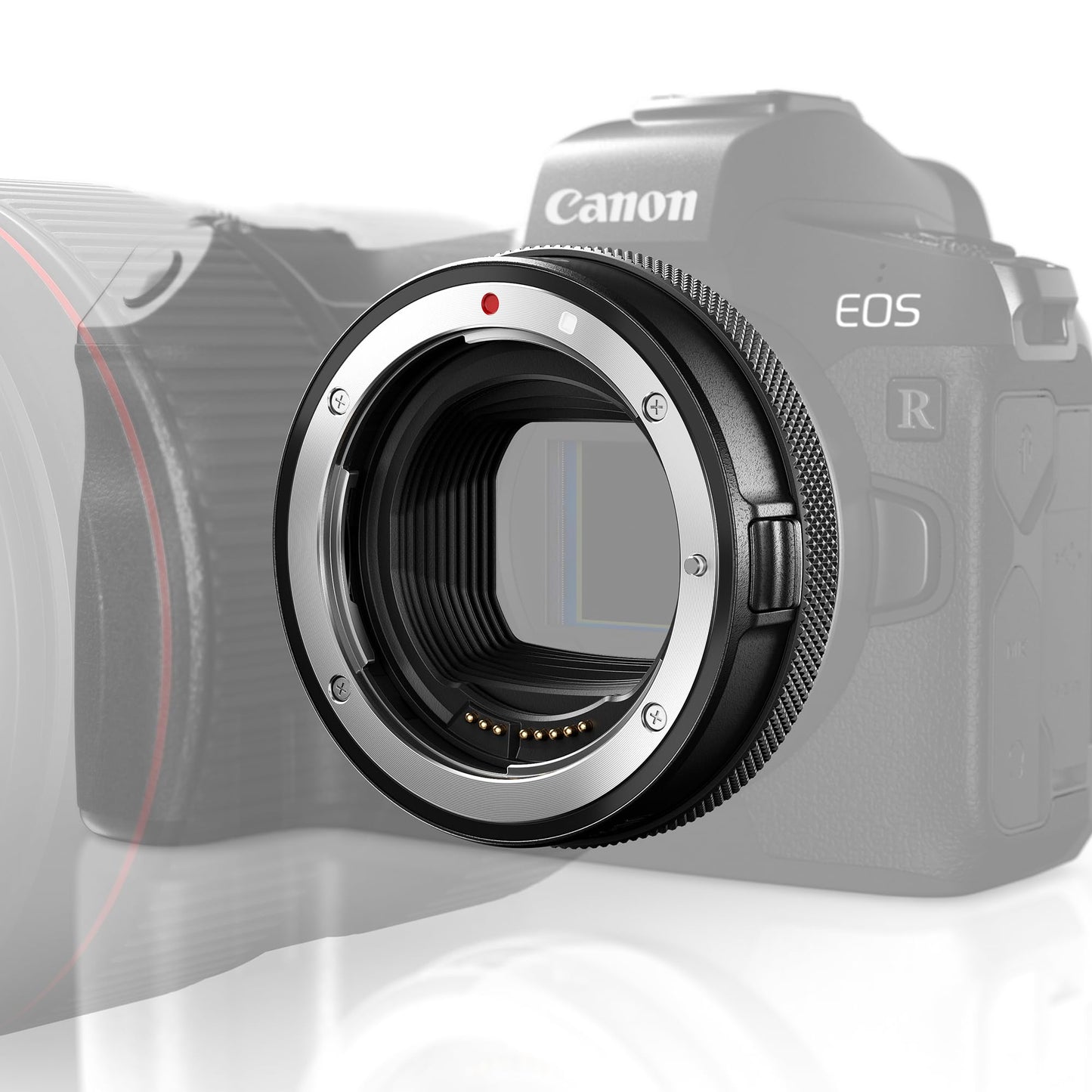 Canon Ef-Eos R Bayonet Adapter With Lens Control Ring