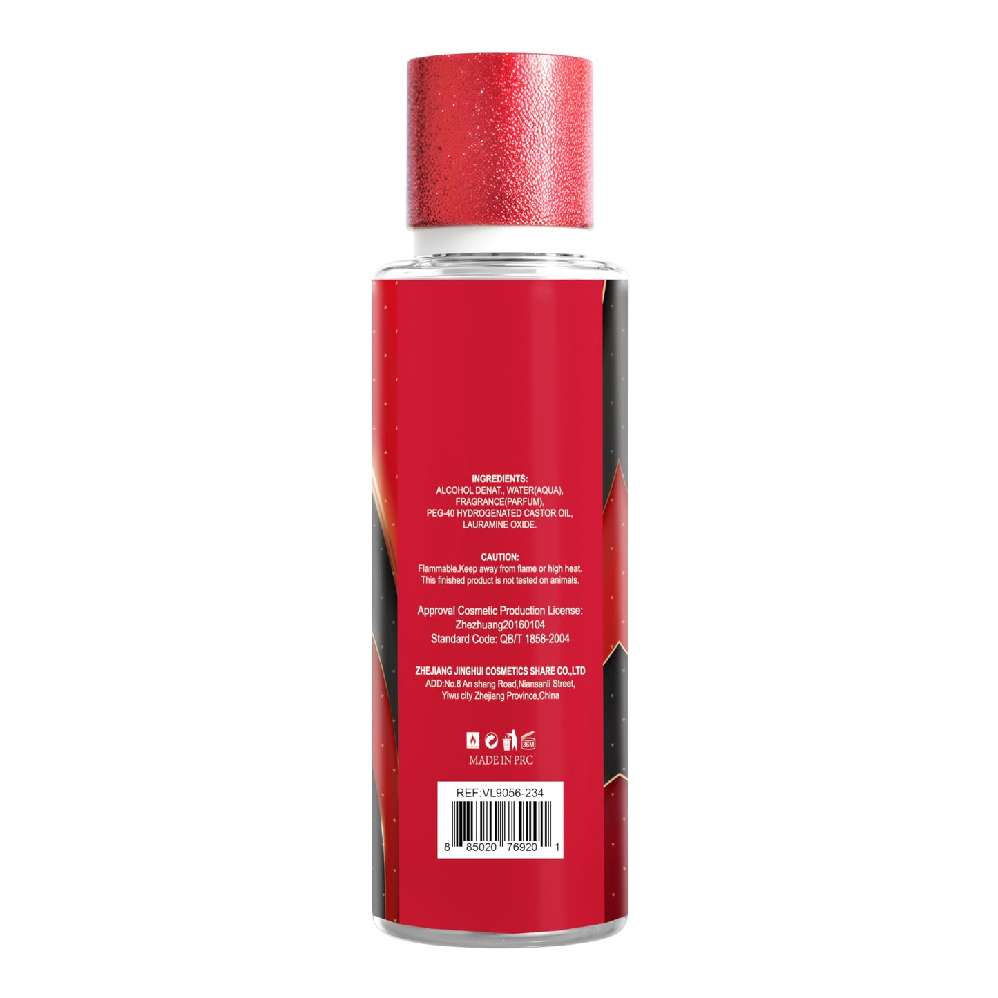 Hybrid & Company Women Lipstick Fever Body Fragrance Mist Brume Parfumee 250Ml