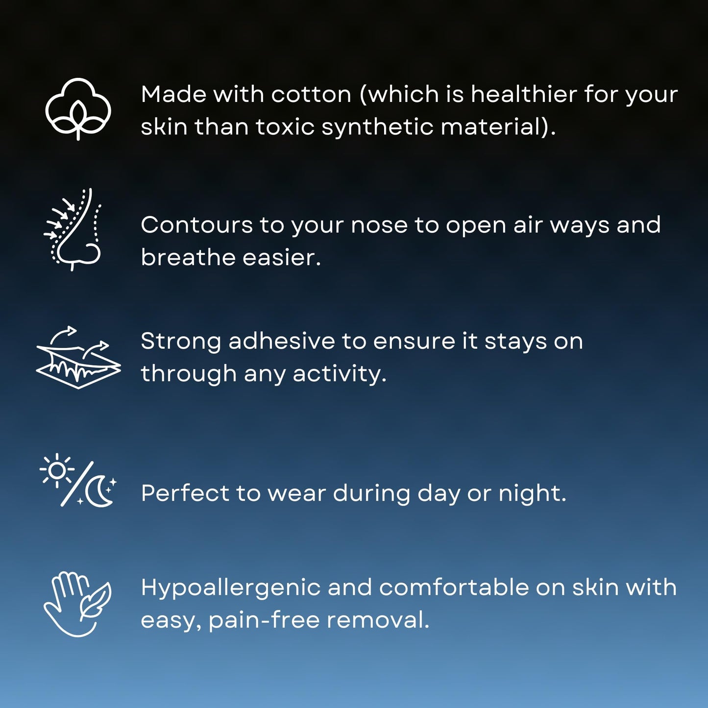 Actually Modern Inhale Nasal Strips for Sleeping - Nose Tapes for Breathing - Anti Snoring Solution & Nasal Congestion Relief Nasal Tape - Universal Fit, Extra Strength for Sensitive Skin (Light Pink)