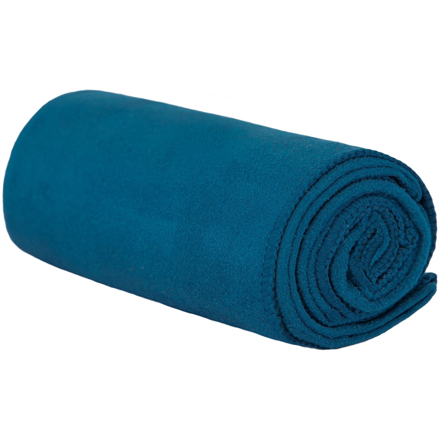 Shandali Hot Yoga GoSweat Microfiber Hand Towel in Super Absorbent Premium Evening Blue Suede for Bikram, Pilates, Gym, and Outdoor Sports. 16 x 26.5 inches.