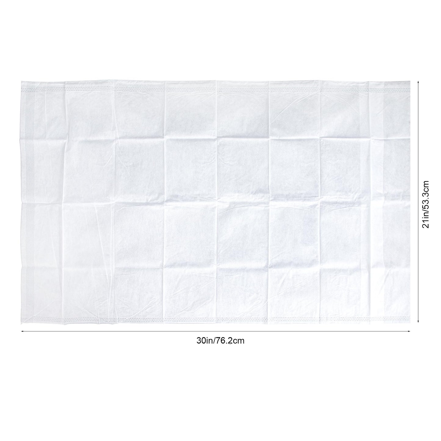 Disposable Pillow Case Covers(Pack of 100),Bulk Pillow Cases for Medical Hospital Travel,Paper Pillow Cases Disposable 21” Width x 30”Length (White)
