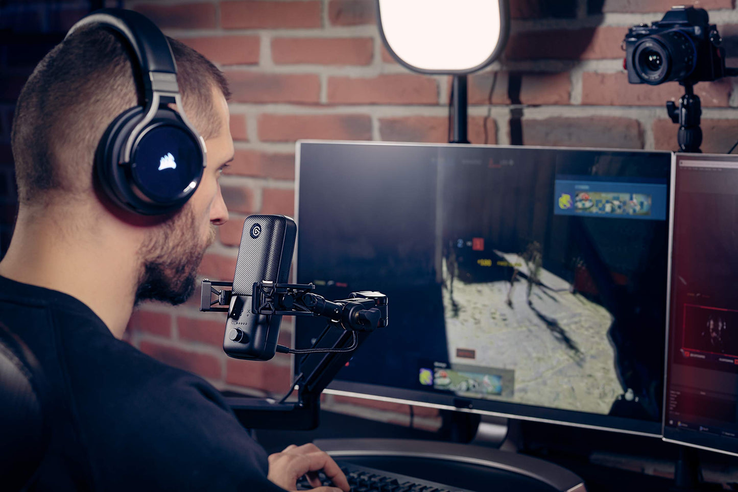 Elgato Shock Mount - Maximum Isolation From Vibration Noise, Steel Chassis With Reinforced Elastic Suspension, Custom Built For
