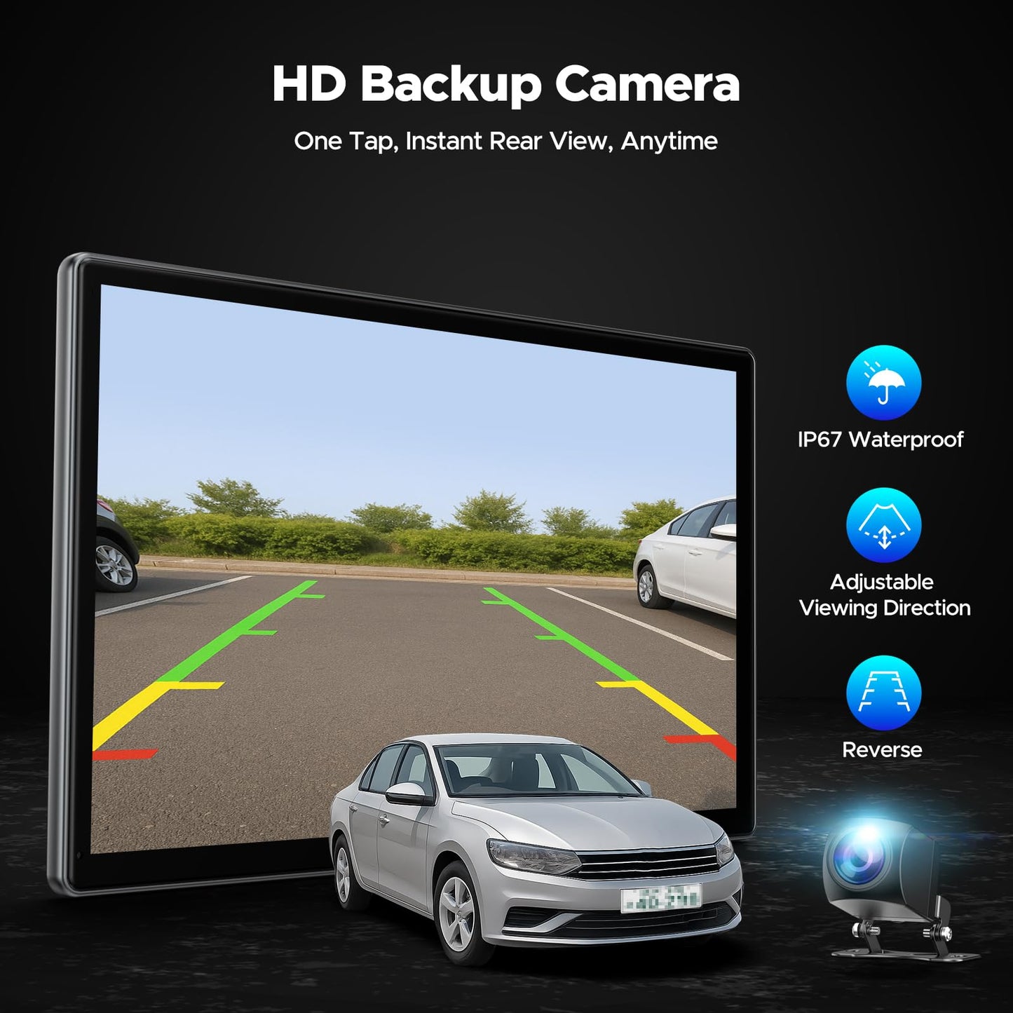 Volam 9 Carplay Screen With Netflix Youtube And 1080P Backup Camera Upgraded Wireless Android Auto Screen Portable Ai Magic Vi