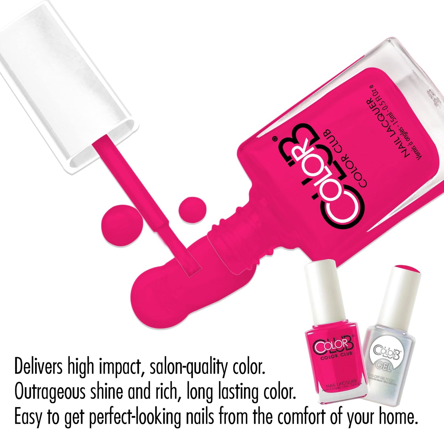 Color Club Tube Top Color Club Gel + Lacquer Duo Includes 1 Each Of 05gelnr14 and 05anr14, 0.5 fluid_ounces