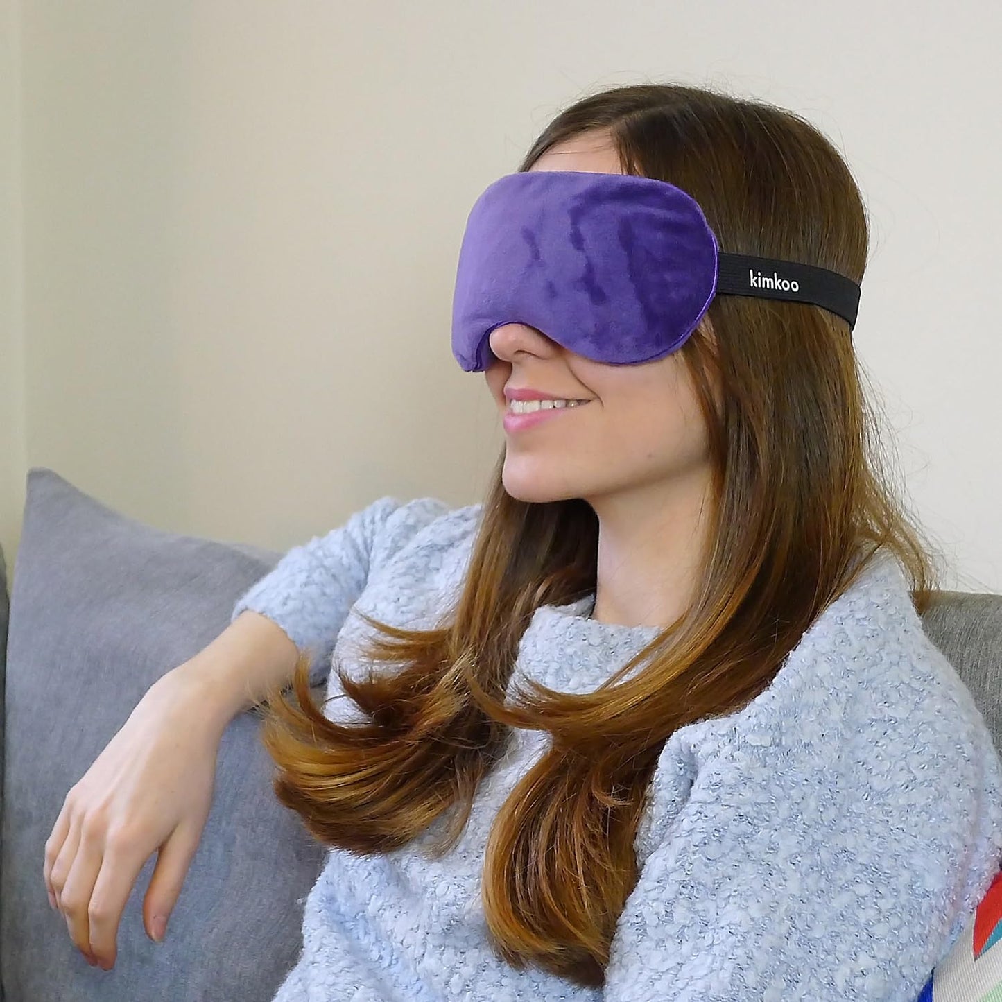 Kimkoo Moist Heat Eye Compress&Microwave Hot Eye Mask for Dry Eyes，Heated Eye Mask Natural and Healthy Therapies