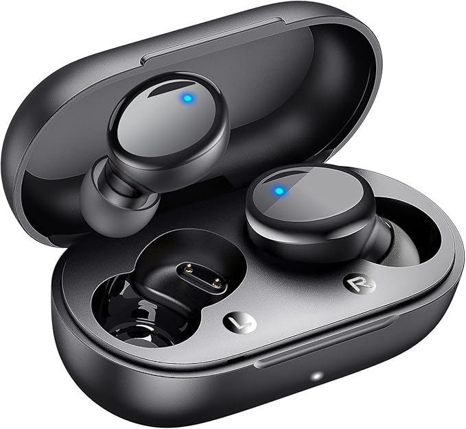 Lanteso True Wireless Bluetooth 5.3 Earbuds, 48H Playtime,Light Weight Headphones in Ear Buds Built in Mic Headset Premium...