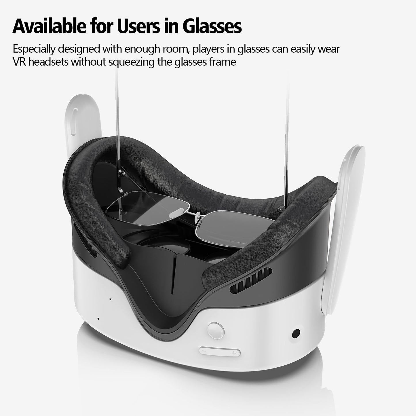 Vznek Face Cover Pad For Oculus Quest 3/3S, Sweat-Proof Pu Foam Cushion For Meta Quest 3/3S, Compatible With Oculus Quest 3/3S O