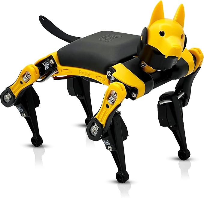 Petoi Robot Dog Bittle X V2 Alloy Servo (Pre-Assembled) | Robotics Kit | Coding Smart Robot Kit, Voice Control, Programmable Quadruped Robot, Open Source, STEM & Robotics Education