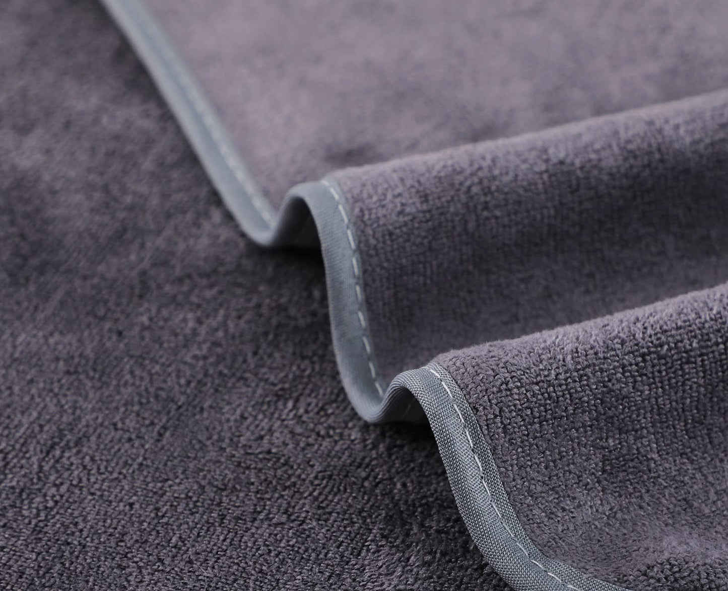 Wuwahold Microfiber Gym Towels Bigger Size Super Soft for Exercise Fitness, Sports, Workout, 380-GSM 15-Inch x 31-Inch Quick-Drying Towels (3 Pack, Grey)
