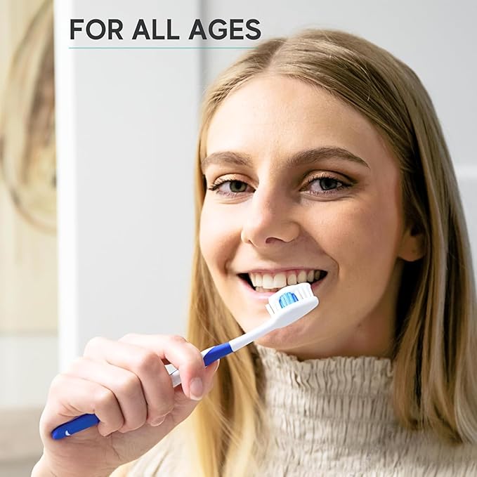 Bulk Toothbrushes Pack - 24 Individually Wrapped Toothbrushes Bulk for Travel, Hotels, AirBnB Guests, Relief Missions, and Donations - Bulk Disposable Toothbrush Pack Adults and Kids