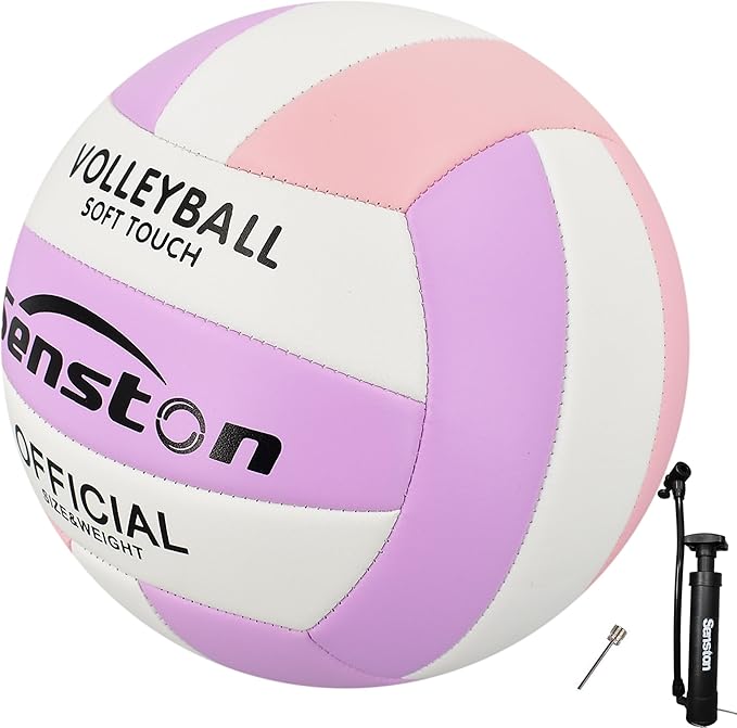 Senston Volleyball Official Size 5 - Waterproof Indoor/Outdoor Soft Volleyball for Kids Youth Adults,Beach Play, Game,Gym,...
