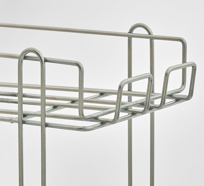 28W-171 FIFO Wire Can Rack, Holds (12) #5 Cans or (8) #10 Cans, Metal Construction, FIFO Design