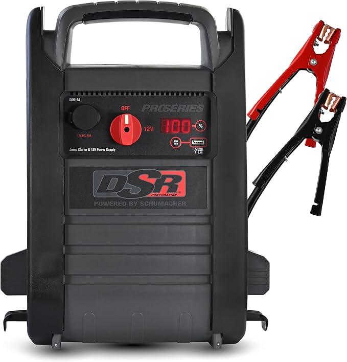 Schumacher Electric DSR ProSeries Car Battery Jump Starter - 2200 Peak Amp 12V Car Starter, Jump Box & Portable Power Stat...