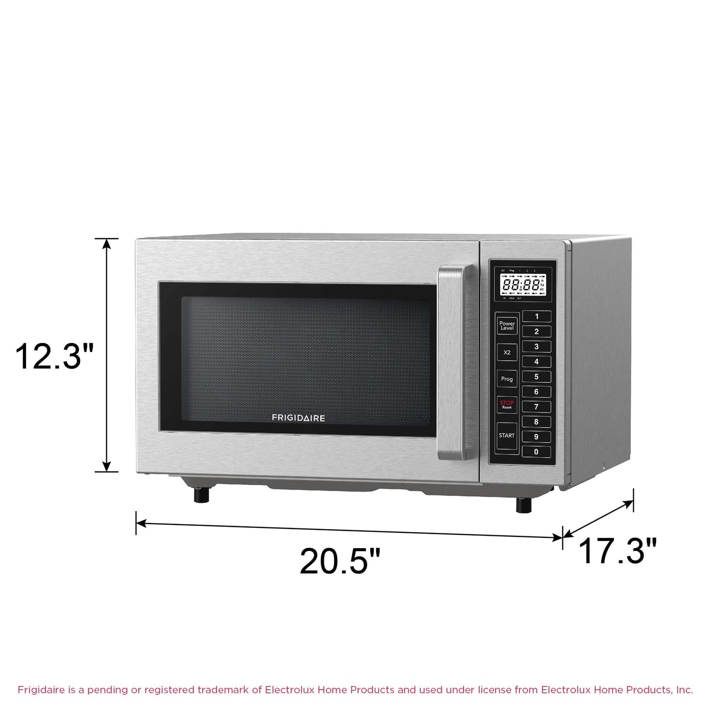 FRIGIDAIRE COMMERCIAL Kitchen Microwave Oven, 0.9 Cu Ft (1000 Watts), NSF certified
